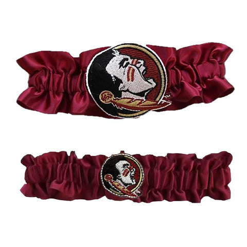 Florida State Seminoles NCAA Garter Set One to Keep One to Throw (Maroon-Maroon)