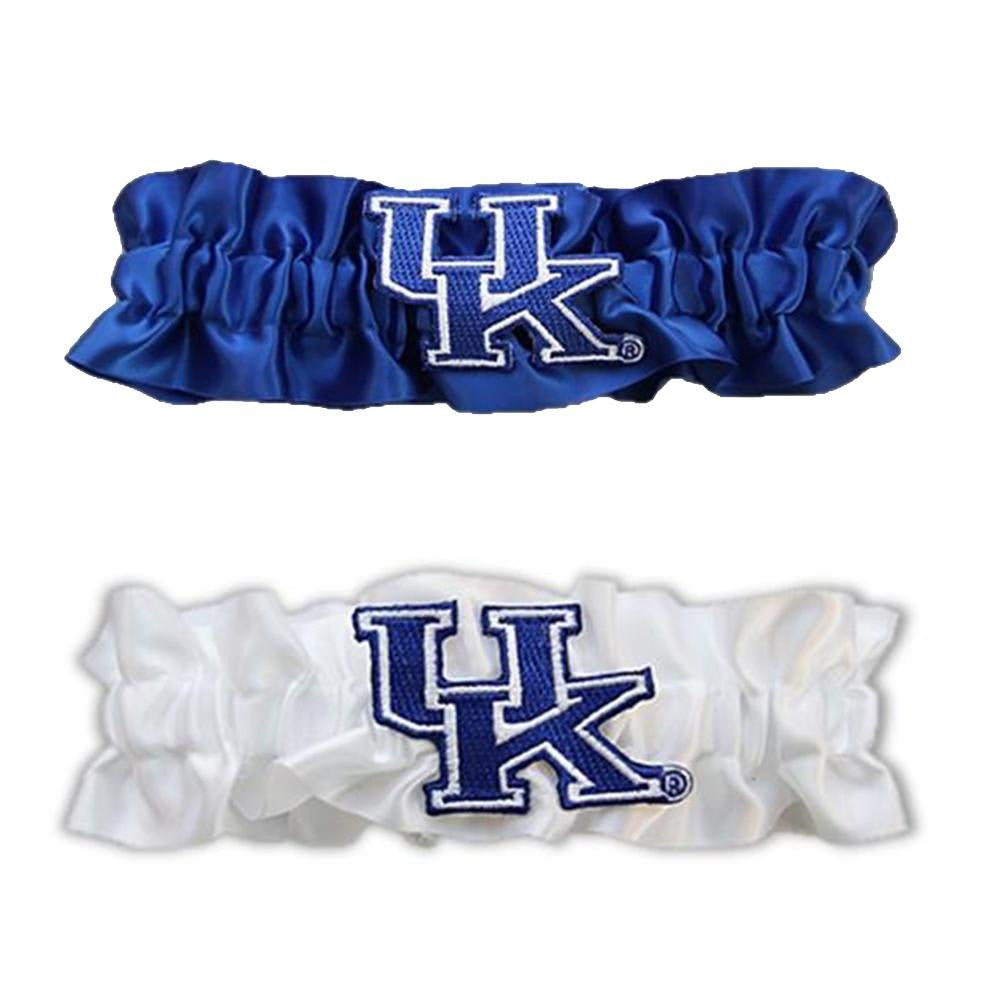 Kentucky Wildcats NCAA Garter Set One to Keep One to Throw (Royal Blue-White)