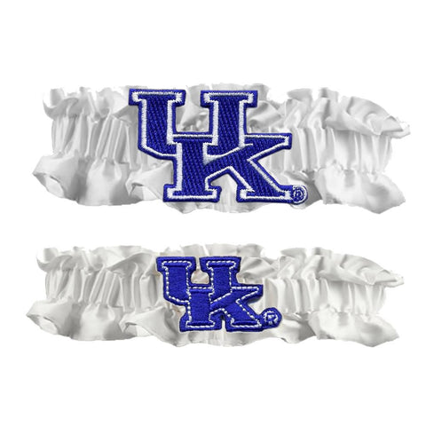 Kentucky Wildcats NCAA Garter Set One to Keep One to Throw (White-White)