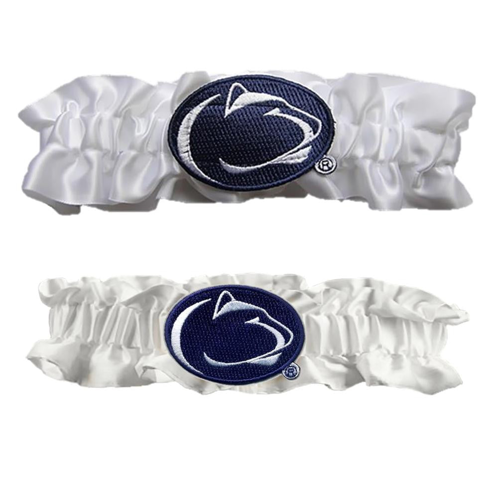 Penn State Nittany Lions NCAA Garter Set One to Keep One to Throw (White-White)