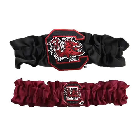 South Carolina Gamecocks NCAA Garter Set One to Keep One to Throw (Black-Maroon)