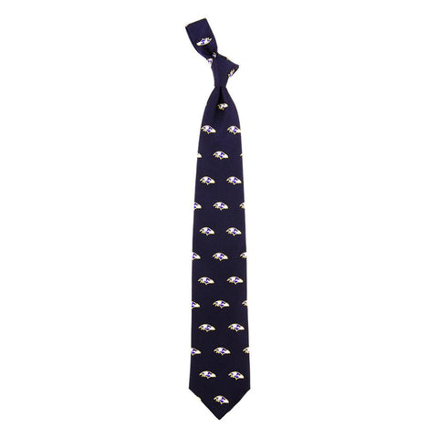 Baltimore Ravens NFL Prep Mens Silk Tie