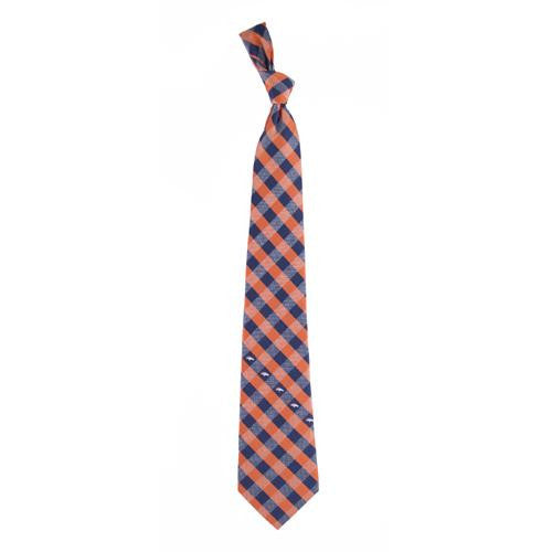 Denver Broncos NFL Check Poly Necktie