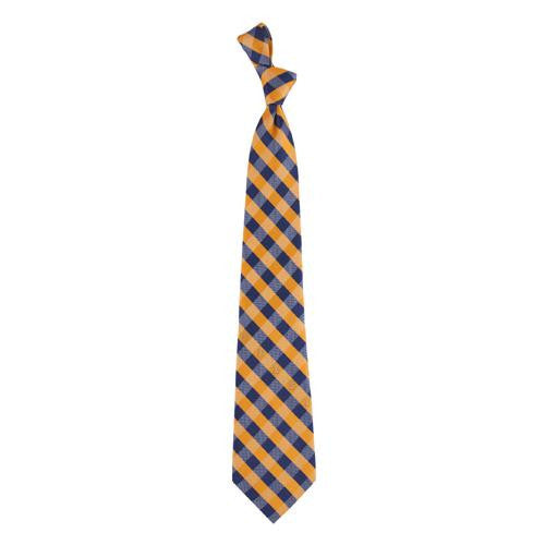 Illinois Fighting Illini NCAA Check Poly Necktie