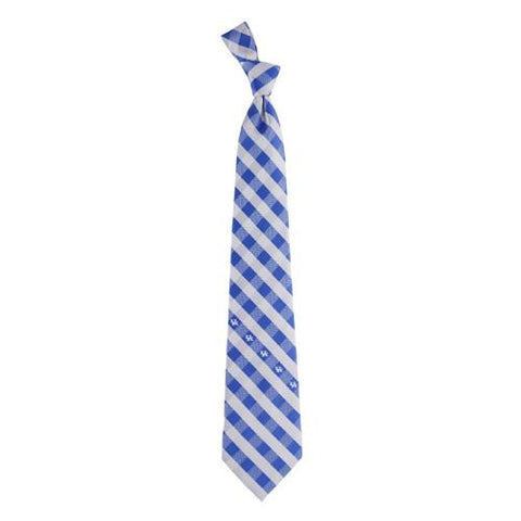 Kentucky Wildcats NCAA Check Poly Necktie