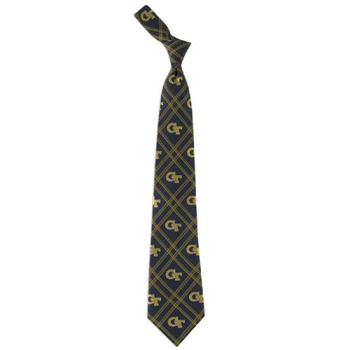 Georgia Tech Yellowjackets NCAA Woven Poly 2 Mens Tie (100 percent Polyester)