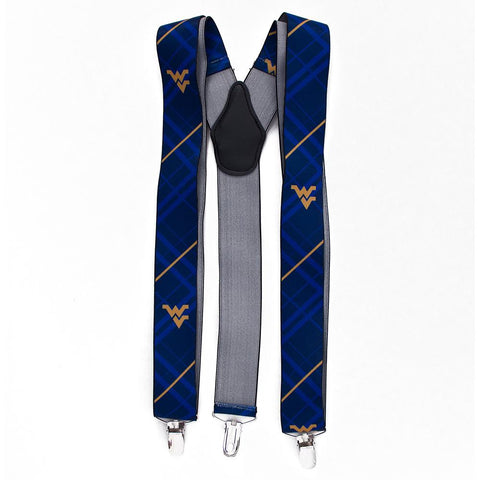 West Virginia Mountaineers NCAA Oxford Mens Suspenders