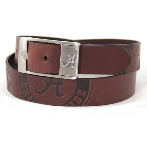 Alabama Crimson Tide NCAA Men's Embossed Leather Belt