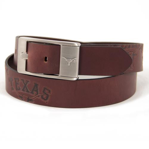 Texas Longhorns NCAA Men's Embossed Leather Belt