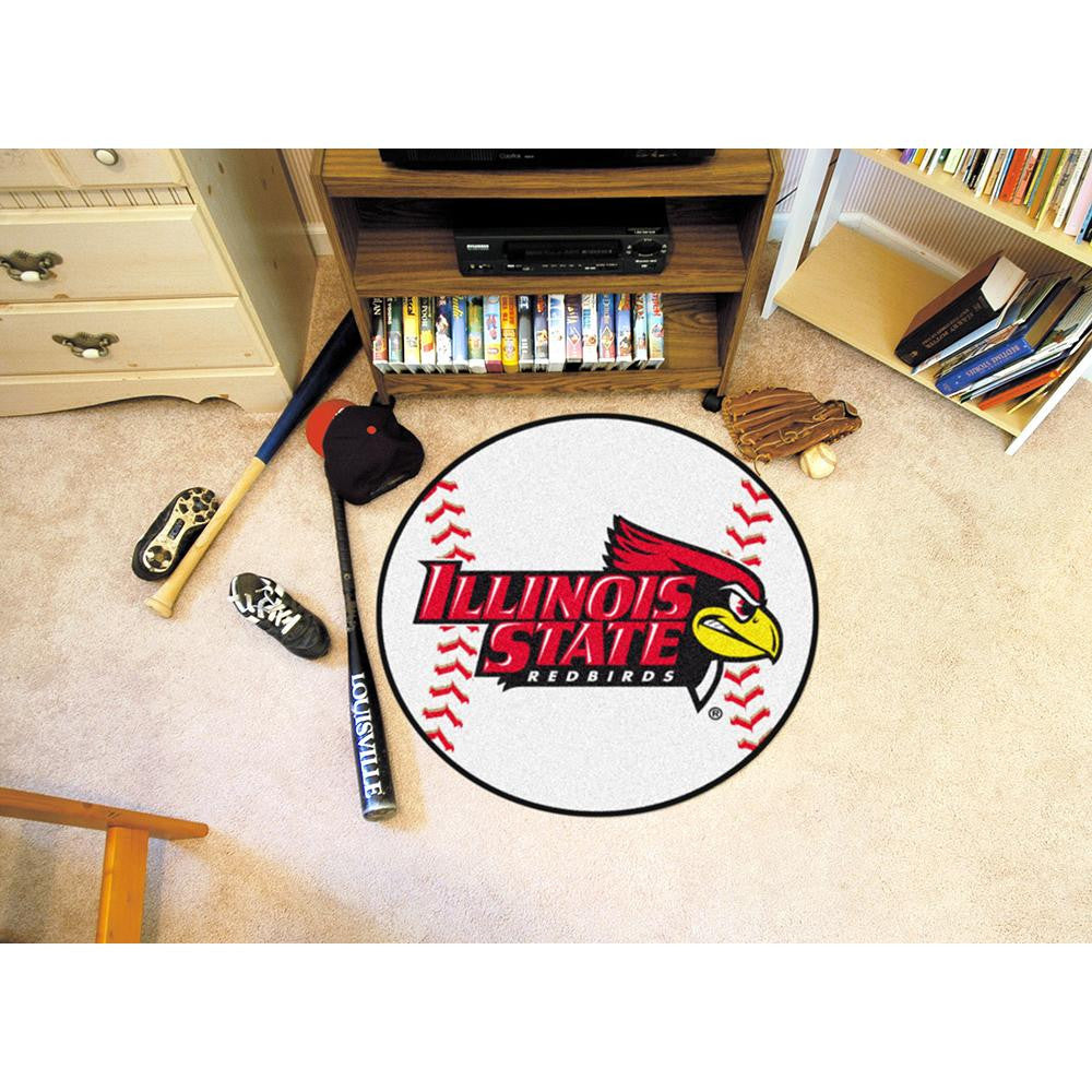 Illinois State Redbirds NCAA Baseball Round Floor Mat (29)