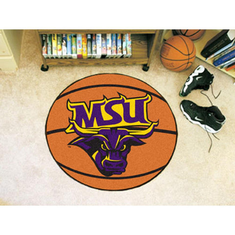 Minnesota State Mankato Mavericks NCAA Basketball Round Floor Mat (29)