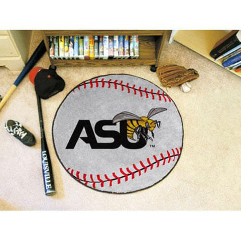 Alabama State Hornets NCAA Baseball Round Floor Mat (29)