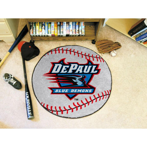 DePaul Blue Demons NCAA Baseball Round Floor Mat (29)