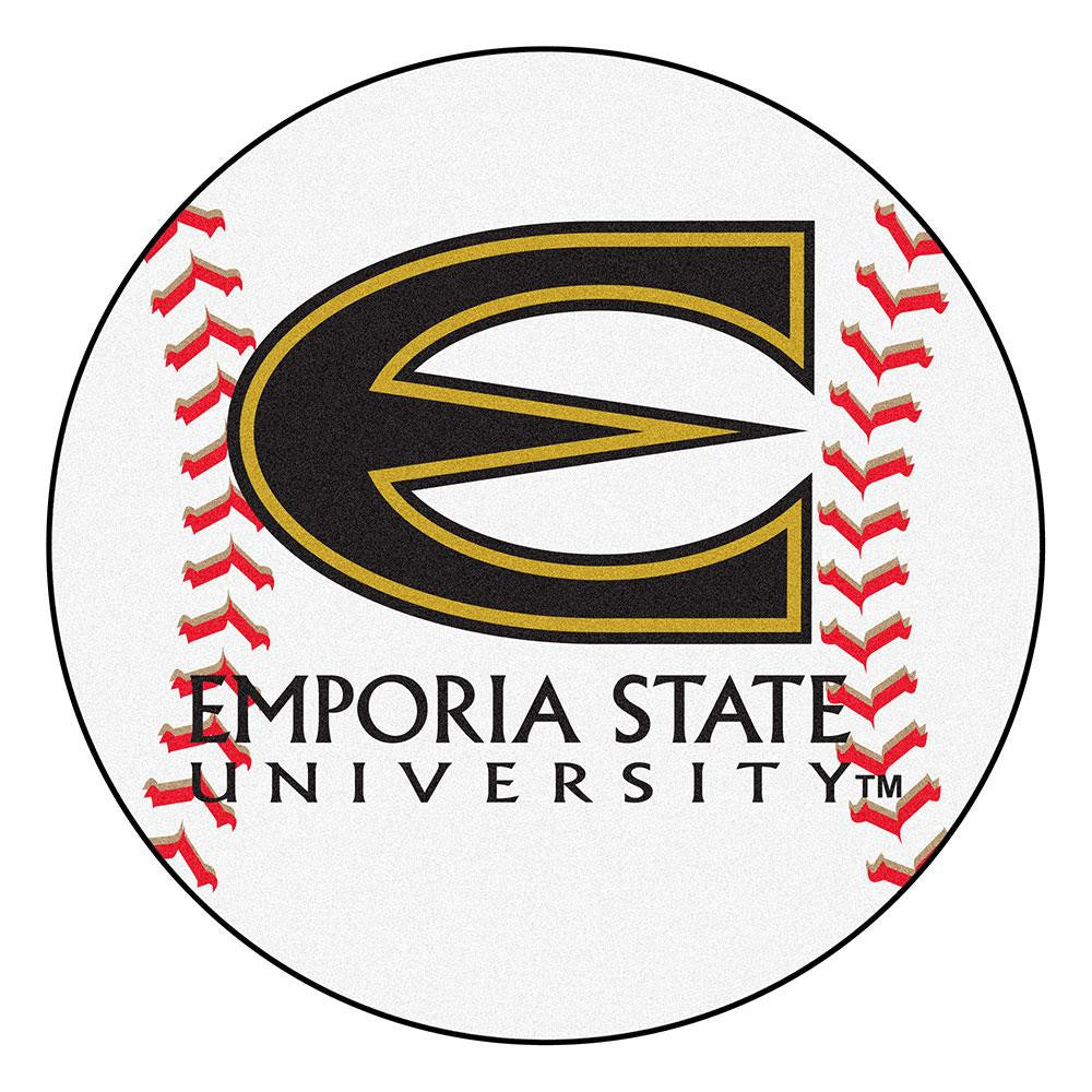 Emporia State University NCAA  Baseball Round Floor Mat (29)