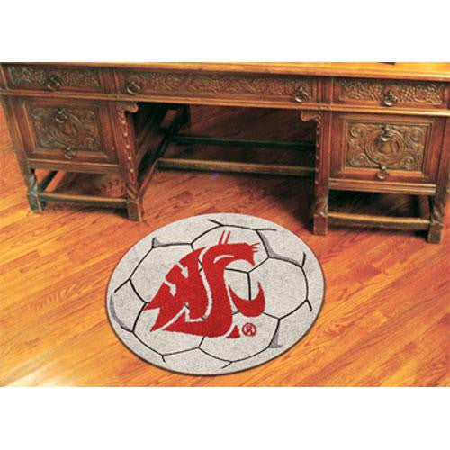 Washington State Cougars NCAA Soccer Ball Round Floor Mat (29)