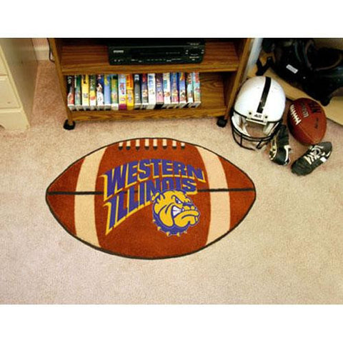 Western Illinois Leathernecks NCAA Football Floor Mat (22x35)