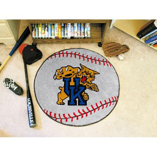 Kentucky Wildcats NCAA Baseball Round Floor Mat (29) Wildcat Logo