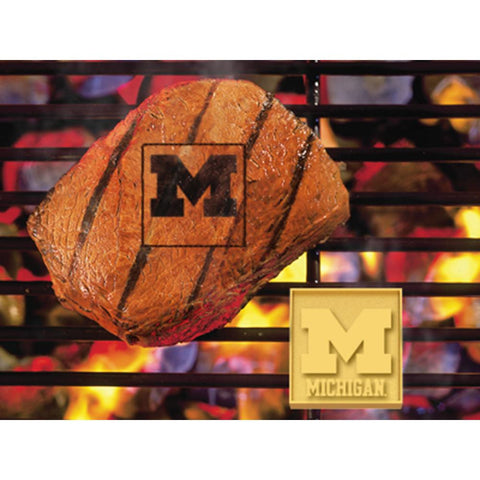 Michigan Wolverines NCAA Fan Brands Grill Logo