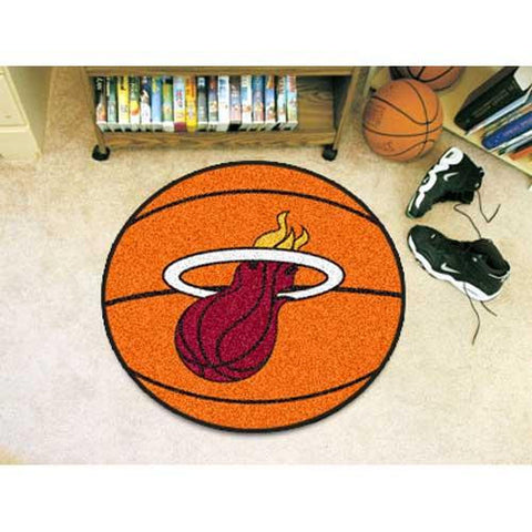 Miami Heat NBA Basketball Mat (29 diameter)