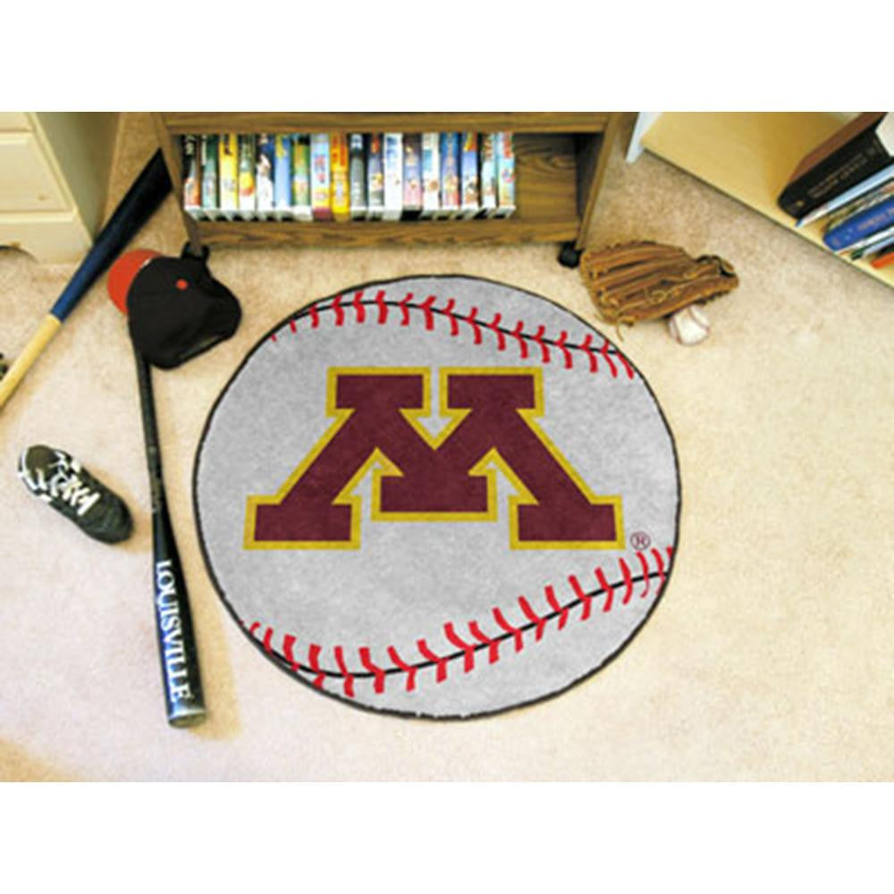 Minnesota Golden Gophers NCAA Baseball Round Floor Mat (29)