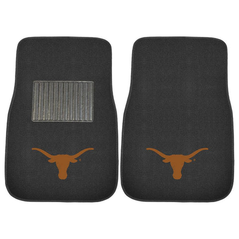 Texas Longhorns NCAA 2-pc Embroidered Car Mat Set