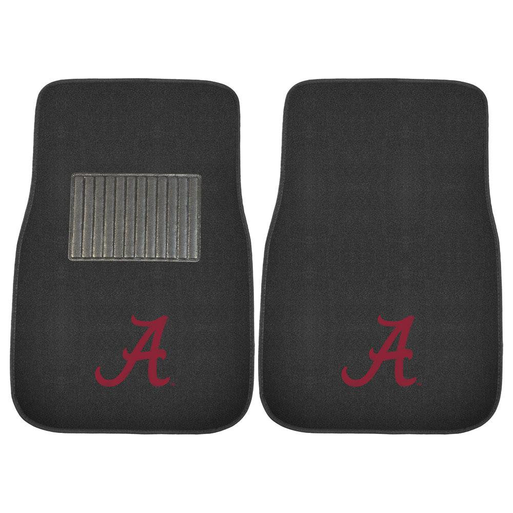 Alabama Crimson Tide NCAA 2-pc Embroidered Car Mat Set