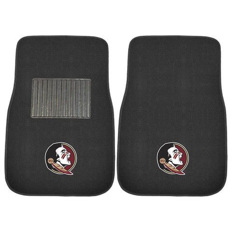 Florida State Seminoles NCAA 2-pc Embroidered Car Mat Set