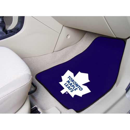 Toronto Maple Leafs NHL 2-Piece Printed Carpet Car Mats (18x27)