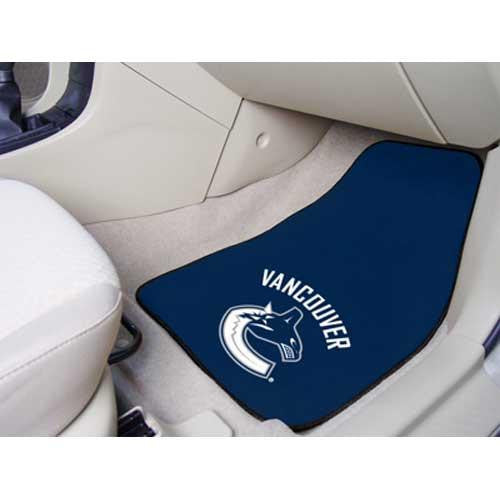 Vancouver Canucks NHL 2-Piece Printed Carpet Car Mats (18x27)