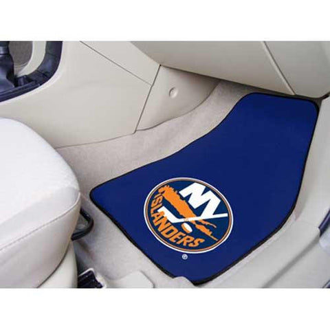 New York Islanders NHL 2-Piece Printed Carpet Car Mats (18x27)