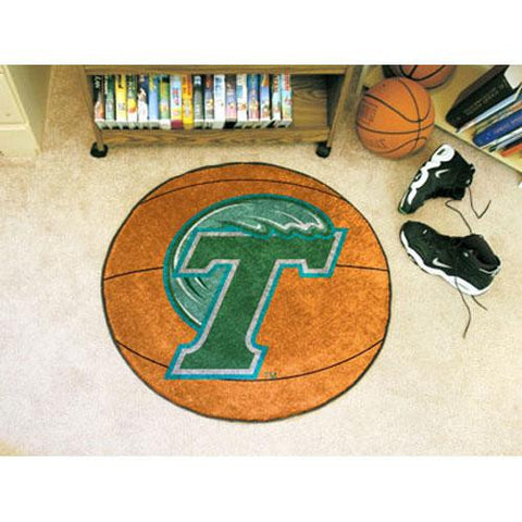 Tulane Green Wave NCAA Basketball Round Floor Mat (29)