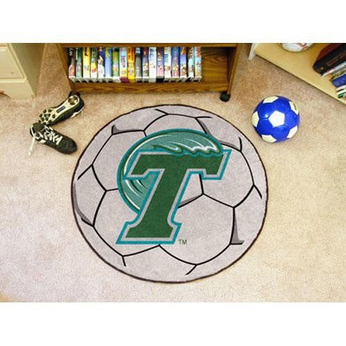 Tulane Green Wave NCAA Soccer Ball Round Floor Mat (29)