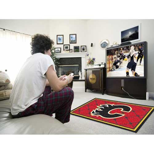 Calgary Flames NHL 4x6 Rug (46x72)