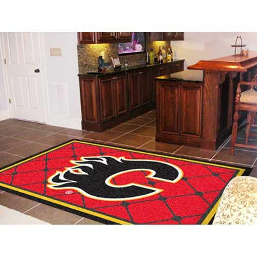 Calgary Flames NHL 5x8 Rug (60x92)