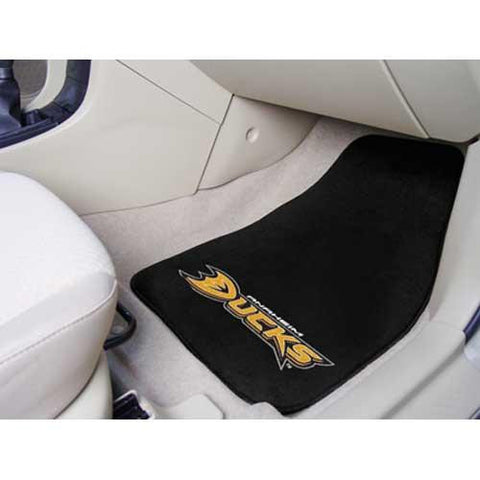 Anaheim Ducks NHL 2-Piece Printed Carpet Car Mats (18x27)