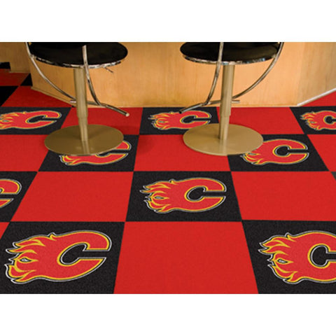 Calgary Flames NHL Team Logo Carpet Tiles