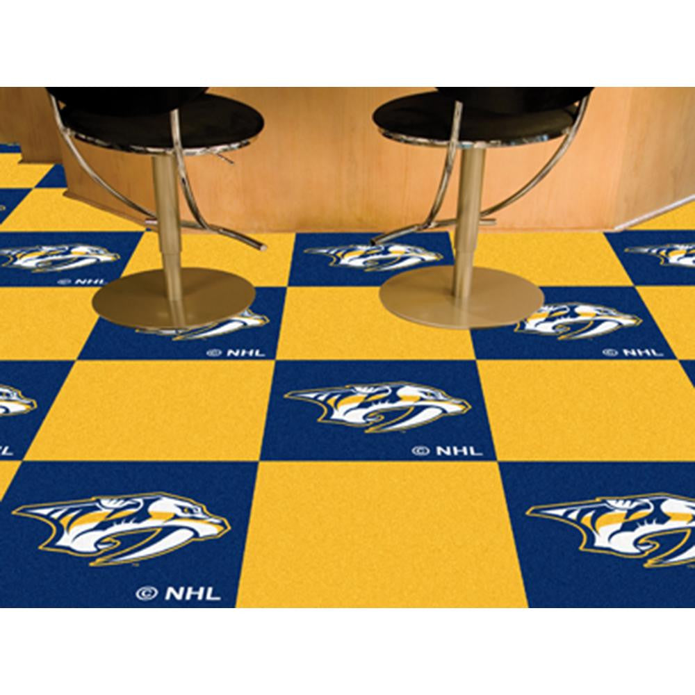 Nashville Predators NHL Team Logo Carpet Tiles