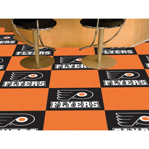 Philadelphia Flyers NHL Team Logo Carpet Tiles