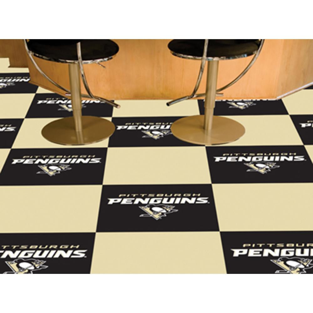 Pittsburgh Penguins NHL Team Logo Carpet Tiles