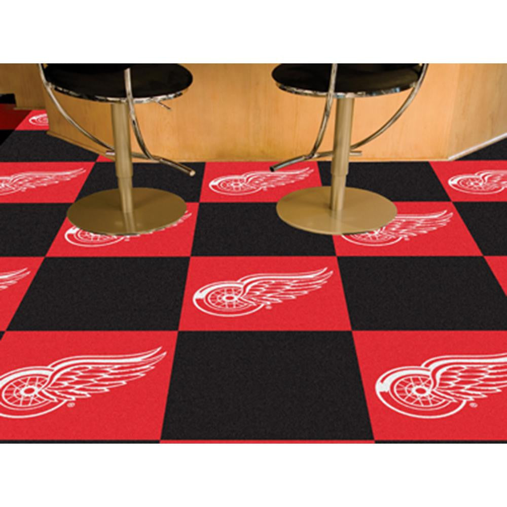 Detroit Red Wings NHL Team Logo Carpet Tiles