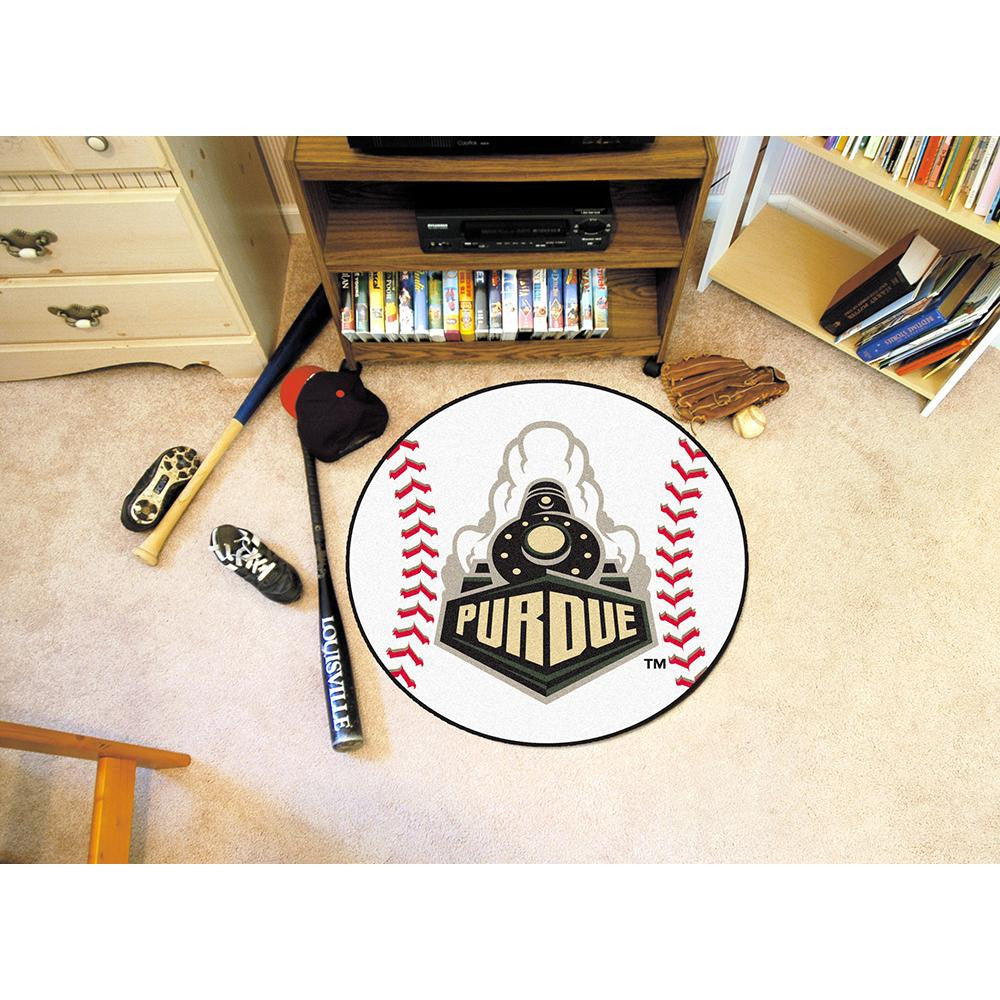 Purdue Boilermakers NCAA Baseball Round Floor Mat (29)