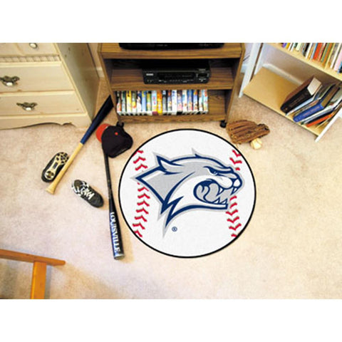 New Hampshire Wildcats NCAA Baseball Round Floor Mat (29)