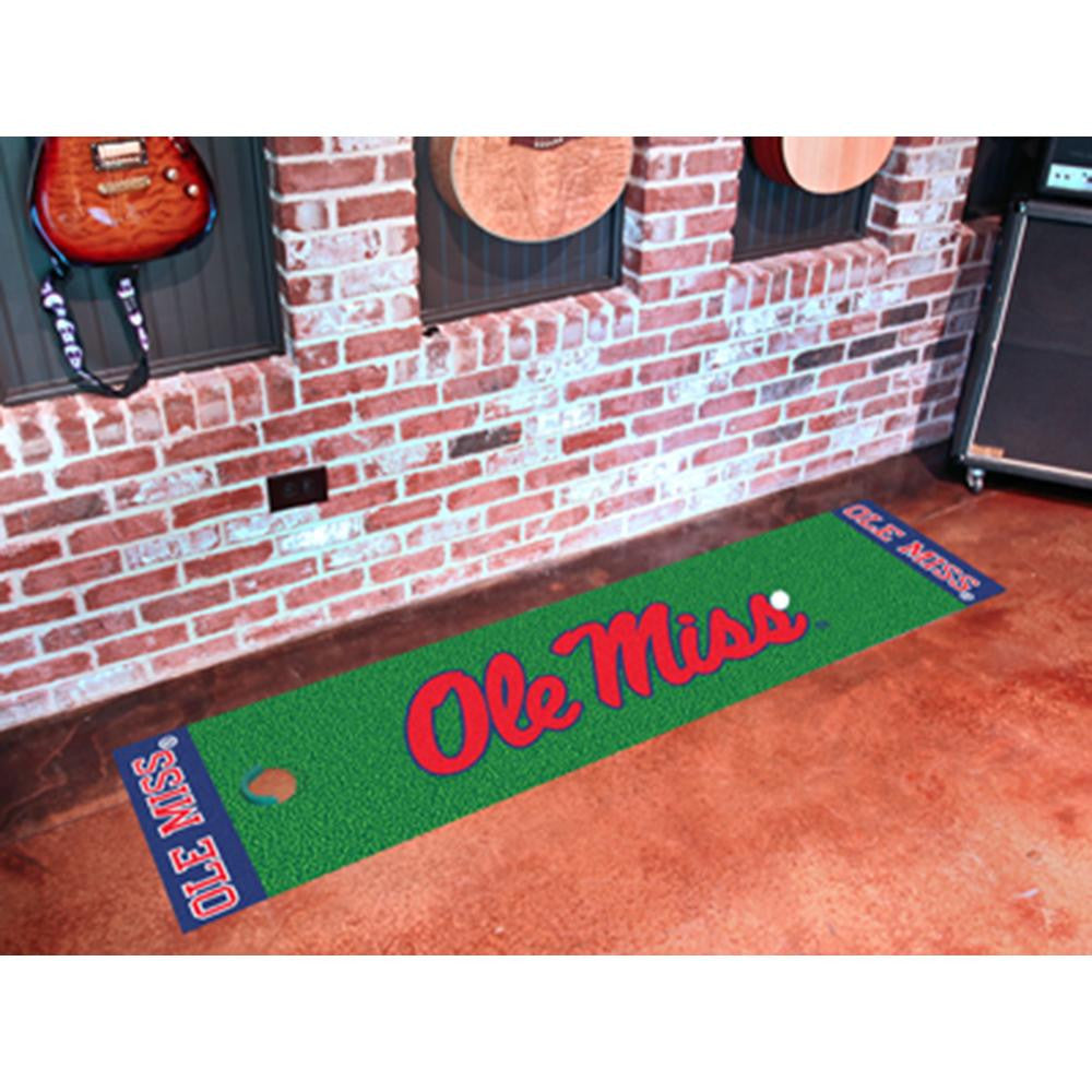 Mississippi Rebels NCAA Putting Green Runner (18x72)