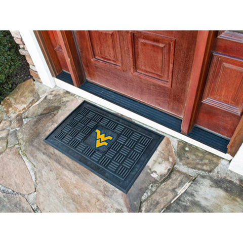 West Virginia Mountaineers NCAA Vinyl Doormat (19x30)