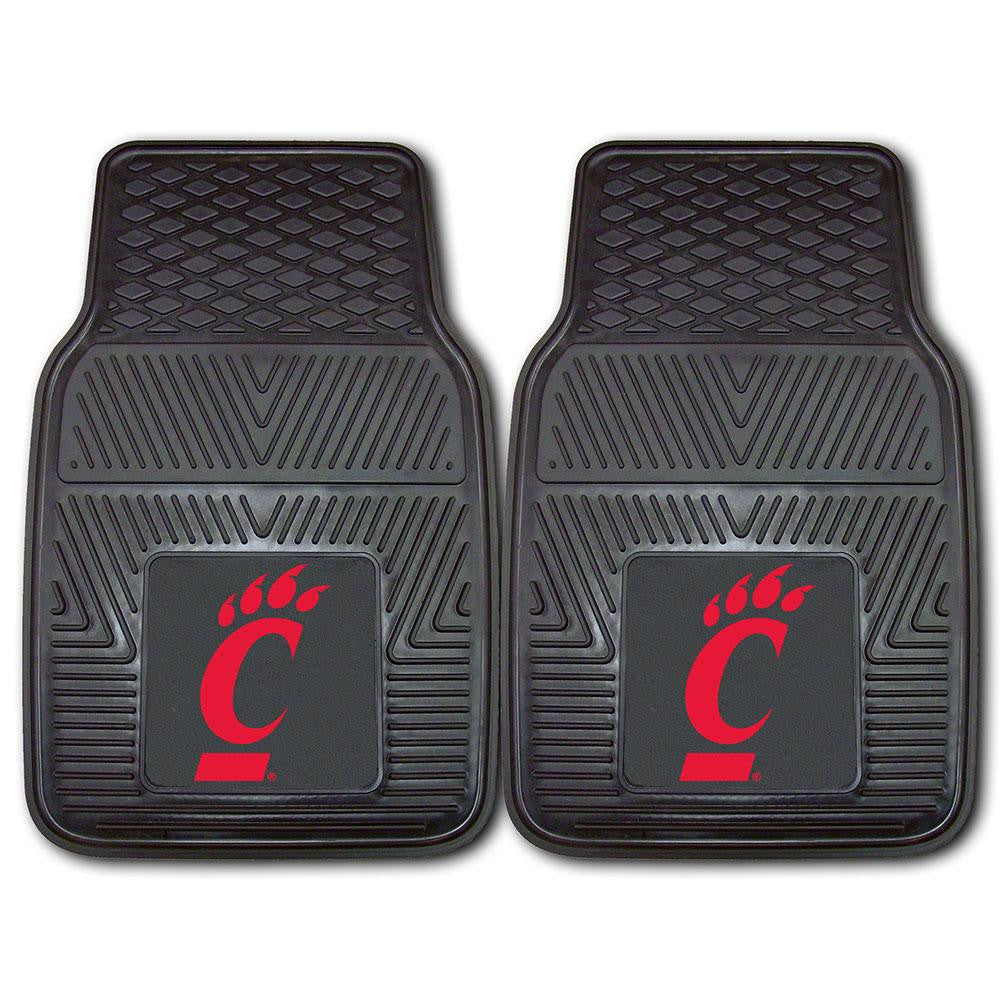 Cincinnati Bearcats NCAA Heavy Duty 2-Piece Vinyl Car Mats (18x27)