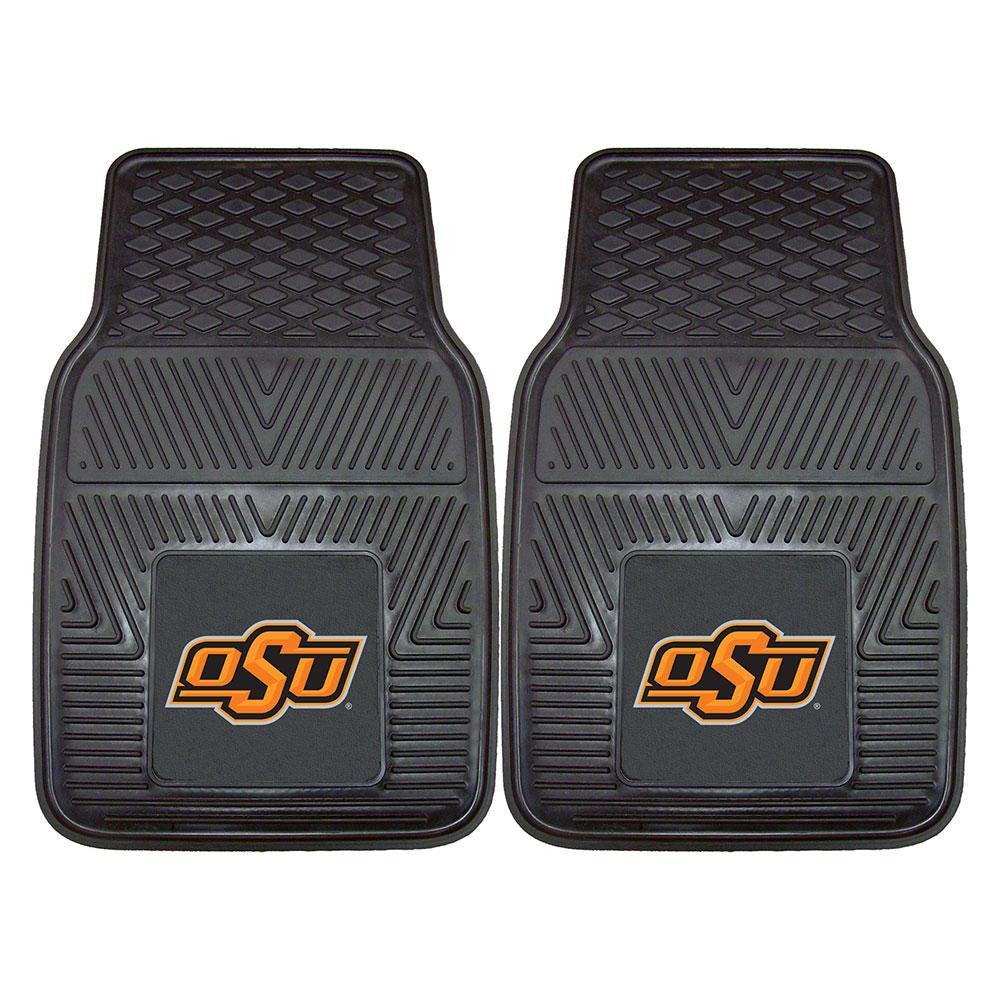 Oklahoma State Cowboys NCAA Heavy Duty 2-Piece Vinyl Car Mats (18x27)