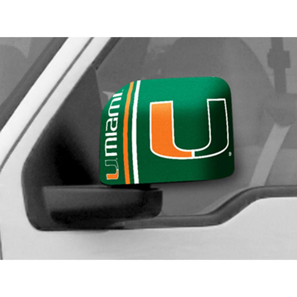 Miami Hurricanes NCAA Mirror Cover (Large)