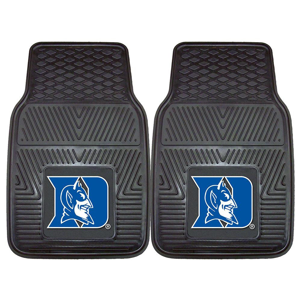 Duke Blue Devils NCAA Heavy Duty 2-Piece Vinyl Car Mats (18x27)