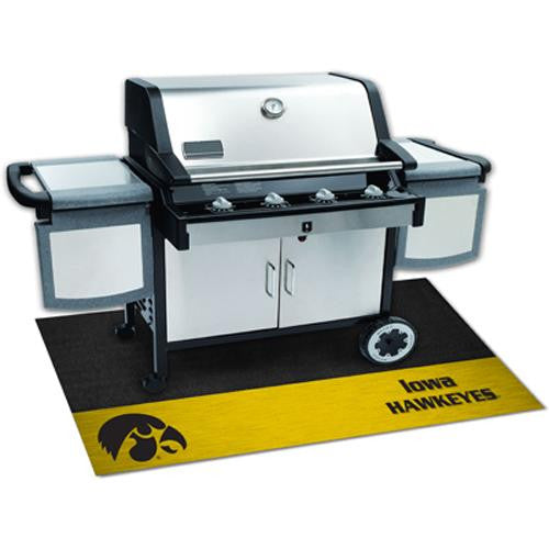 Iowa Hawkeyes NCAA Vinyl Grill Mat