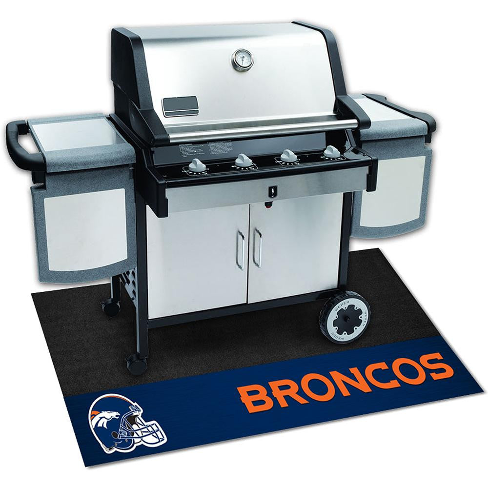 Denver Broncos NFL Vinyl Grill Mat